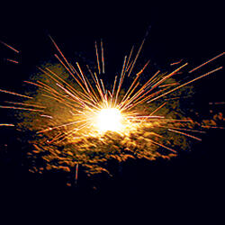 Летающий фейерверк Р3512 Вжик, цветные искры