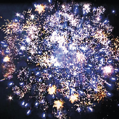 Римская свеча Р5532 Медовуха 0,8* 8 залпов (4эффекта)