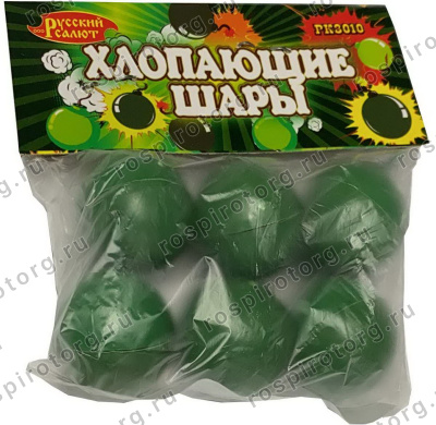 Петарда БЛОК 72 шт. Хлопающие шары РК3010 (12 уп.*6шт)