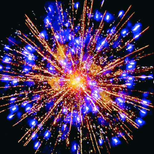 Фейерверк Р8164 Супер - и точка! 0,8", 1", 1,25" х 54 залпов