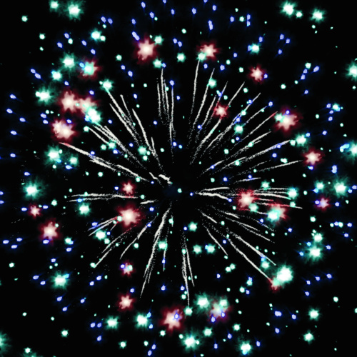 Салют РС8620 Жить! Любить! Творить! (1,25 х 88 залпов) Русская пиротехника