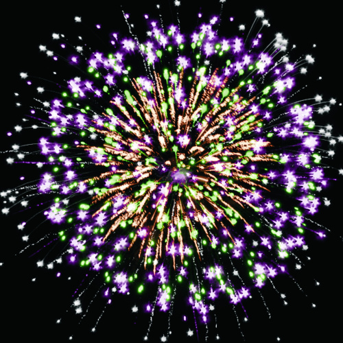 Римская свеча РС5392 Лапландия 1 х 10 залпов (1 шт)