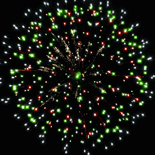 Фейерверк РС7385 Магия серебра (1,1 х 48 залпов) Русская пиротехника