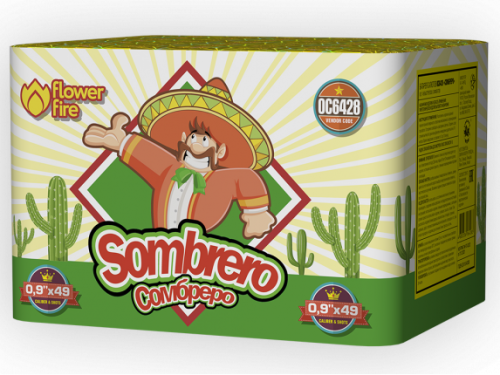 Фейерверк ОС6428 Сомбреро 0,9 х 49 залпов