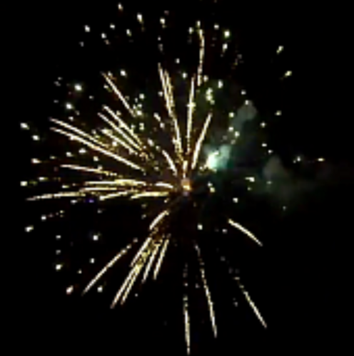 Фейерверк + фонтан Р6780 Торт с сюрпризом: 1 х 9 залпов