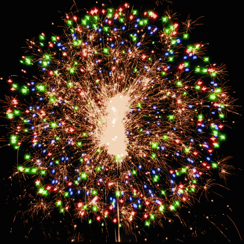 Фейерверк РС7360 49 попугаев+1 1,0 х 50 залпов