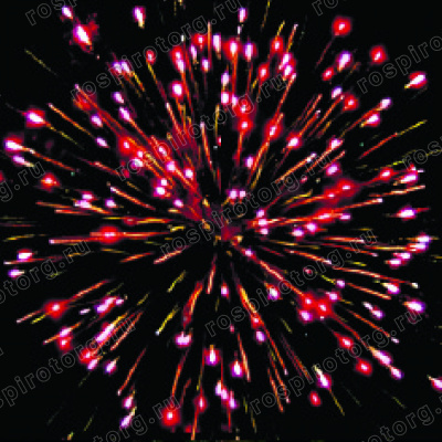 Салют Р7281 Крендель 0,8 х 25 залпов Русский фейерверк