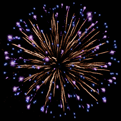 Фейерверк РС8299 Удачи в новом году! (1,25 х 36 залпов) Русская пиротехника