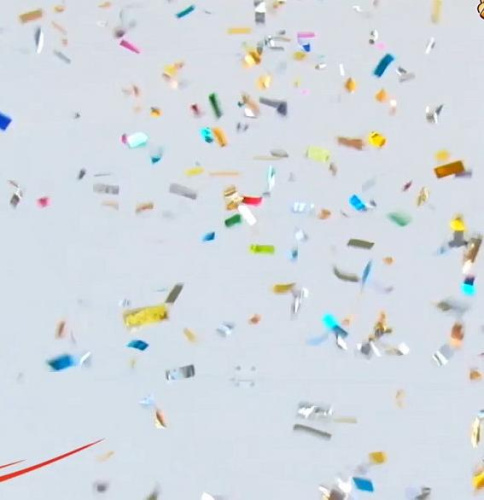 АС0135 Пневмохлопушка Юбилейная-30см