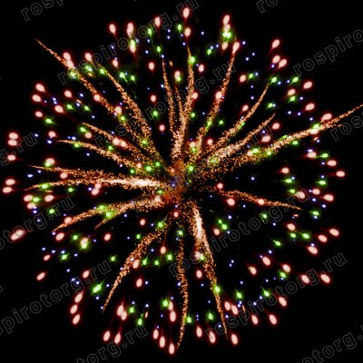 Салют РС8710 Брутальный (1,2 х 100 залпов) Русская пиротехника