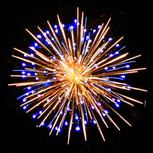 Фейерверк РС6650 Мандариновое настроение 0,9х100 залпов. Русская пиротехника