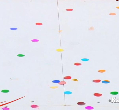 АС0134 Пневмохлопушка Калейдоскоп-30см