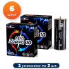 Петарды Мега Zаряд 10 фитильные 6 шт. (2 уп х 3 шт) П3710 Мощность Корсар-12 Петарды Мега Zаряд 10 фитильные 6 шт. (2 уп х 3 шт) П3710 Мощность Корсар-12