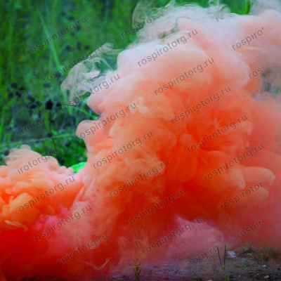 Оранжевый и желтый цветной дым для фотосессий РС3480 125 х 25 мм. (4шт)