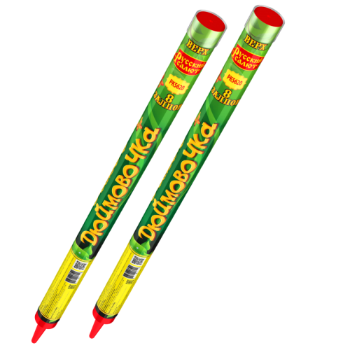 Римские свечи РК5620 Дюймовочка 1,0 х 8 залпов