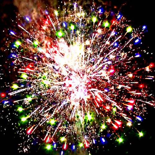 Фейерверк Р7955 Белое золото 1,25" х 60 залпов