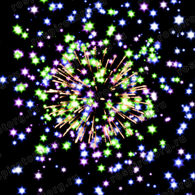 Фейерверк ОС6030 ПАНДА (0,6 х 100 залпов) Русская пиротехника