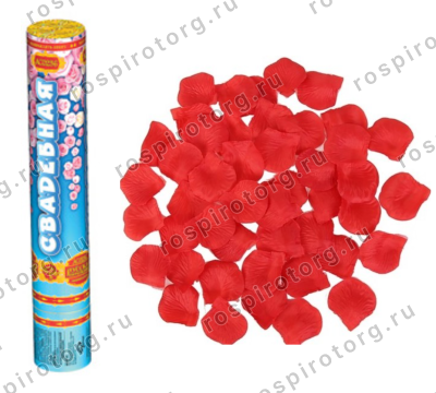 Свадебный набор пневмохлопушек и аксессуаров Базовый 30 см.