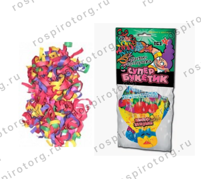 ТР709 Супер-Букетик надувная Пневмохлопушка