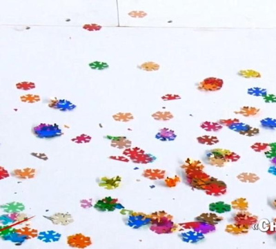 АС0335 Пневмохлопушка Снежинки-30