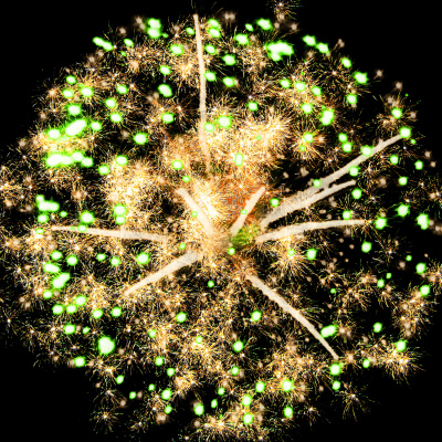 Фейерверк ОС7548 Заряд позитива 0,9 х 49 залпов