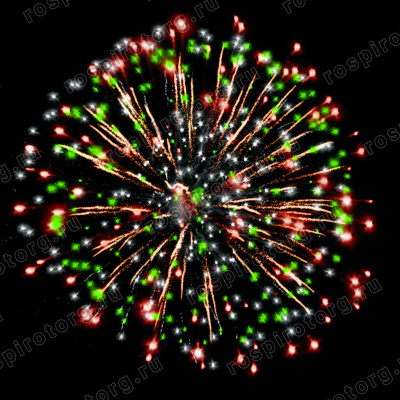 Фейерверк ОС7548 Заряд позитива 0,9 х 49 залпов