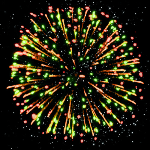 Фейерверк ОС7548 Заряд позитива 0,9 х 49 залпов