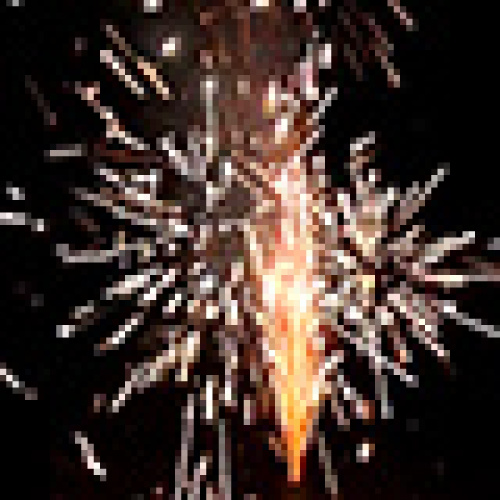 Фейерверк фонтан РС4080 Анютины глазки Русская пиротехника