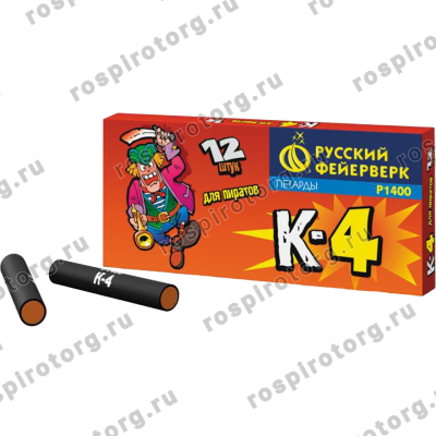 Петарды БЛОК Корсар 4 Р1400 (12 уп х 12 шт)  / Корсар-4 Русский фейерверк