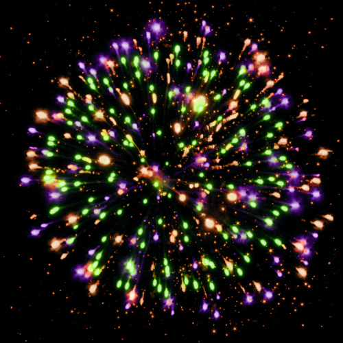 Фейерверк ОС7548 Заряд позитива 0,9 х 49 залпов