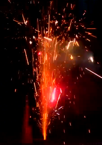 Фейерверк Р6750 Сияние (фонтан + салют): 0,8 х 10 залпов