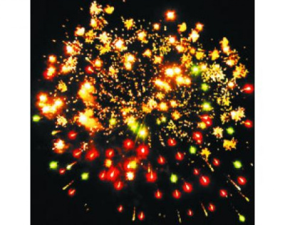 Римская свеча Р5726 Хризантема:1,2 х 8 залпов (1 шт) Русский фейерверк