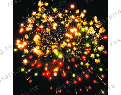 Римская свеча Р5726 Хризантема:1,2 х 8 залпов (1 шт) Русский фейерверк