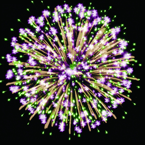 Фейерверк РС6680 Праздничный салют 0,8 х 127 залпов Русская пиротехника