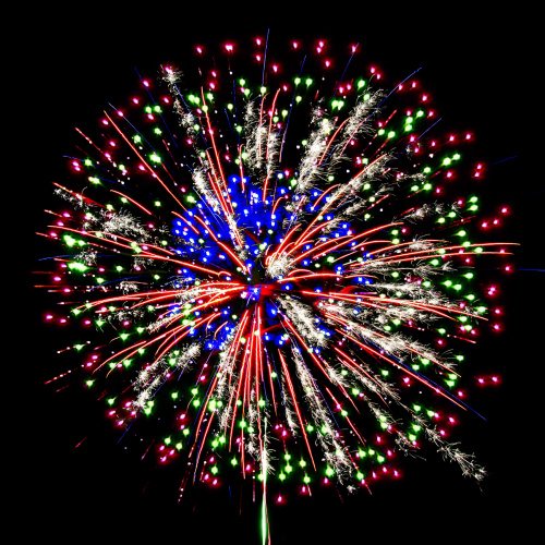 Фейерверк ОС6900 Новогодний Баттл 0,8 х 100 залпов