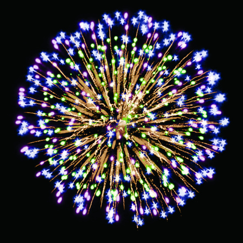 Фейерверк РС7974 Новый год к нам мчится 1,0 х 300 залпов