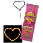 ТР162 Бенгальские огни фигурные Сердечко (2 шт)