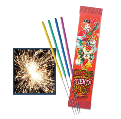 Набор Бенгальских огней 210 мм. Спектр (толстая разноцветная) ТР160 - 30 шт. (5 упаковок х 6шт) Набор Бенгальских огней 210 мм. Спектр (толстая разноцветная) ТР160 - 30 шт. (5 упаковок х 6шт)