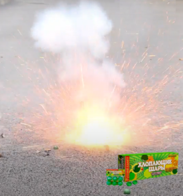 Петарда РК3010 Хлопающие шары (1 уп.*6шт)