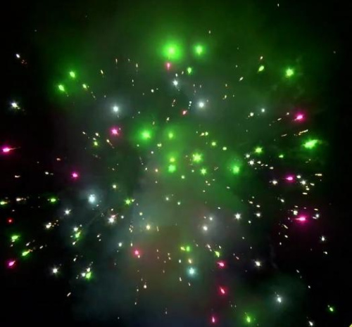 Салют Р7210 Ёлка с огоньком: 0,8 х 13 залпов