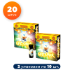 Волчок фитильный РС1375 Светлячок 20 шт. (2 уп. х 10 шт) петарды Волчок фитильный РС1375 Светлячок 20 шт. (2 уп. х 10 шт) петарды