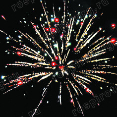 Римская свеча Р5541 Хохлома (1 шт) 0,8 х 8 залпов Русский фейерверк