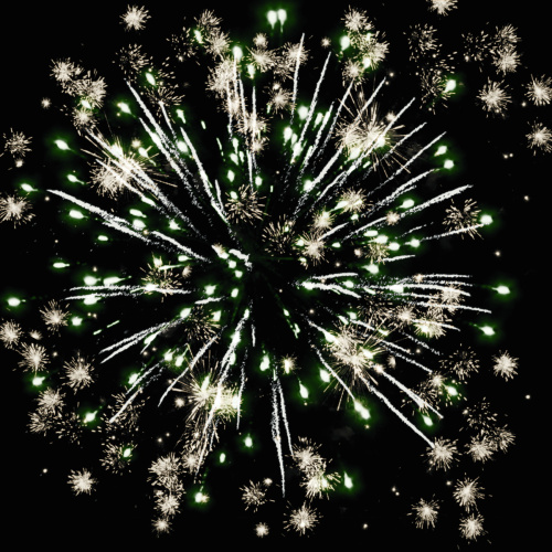 Римская свеча РС5328 Новогодний мандарин 1,0 х 5 залпов (1 шт)