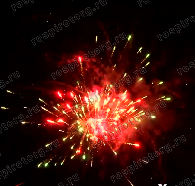Фейерверк РС7121 Хохлома (1,1 х 25 залпов) Русская пиротехника - НОВЫЙ ЭФФЕКТ 2022/23