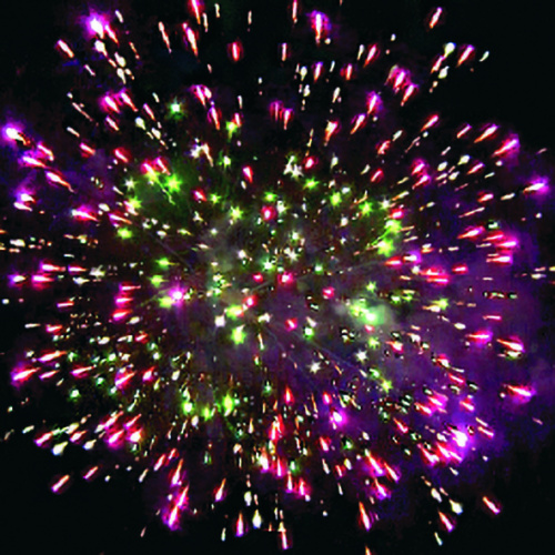 Фейерверк Р8164 Супер - и точка! 0,8", 1", 1,25" х 54 залпов