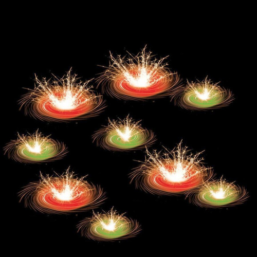 Петарда наземная РС1384 связка волчков Искристый смерч