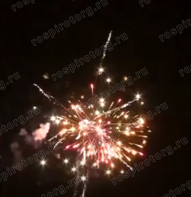 Салют Р7463 Огни на елке 1 х 16 залпов (бахи) Русский фейерверк