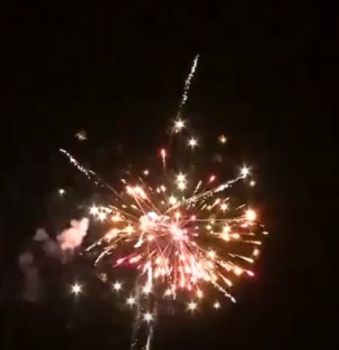 Салют Р7463 Огни на елке 1 х 16 залпов (бахи) Русский фейерверк