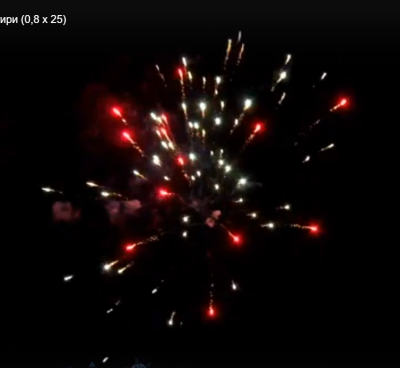 Салют РС6390 Снегири (0,8 х 25 залпов) Русская пиротехника