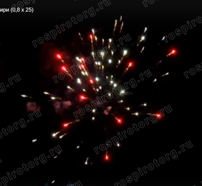 Салют РС6390 Снегири (0,8 х 25 залпов) Русская пиротехника